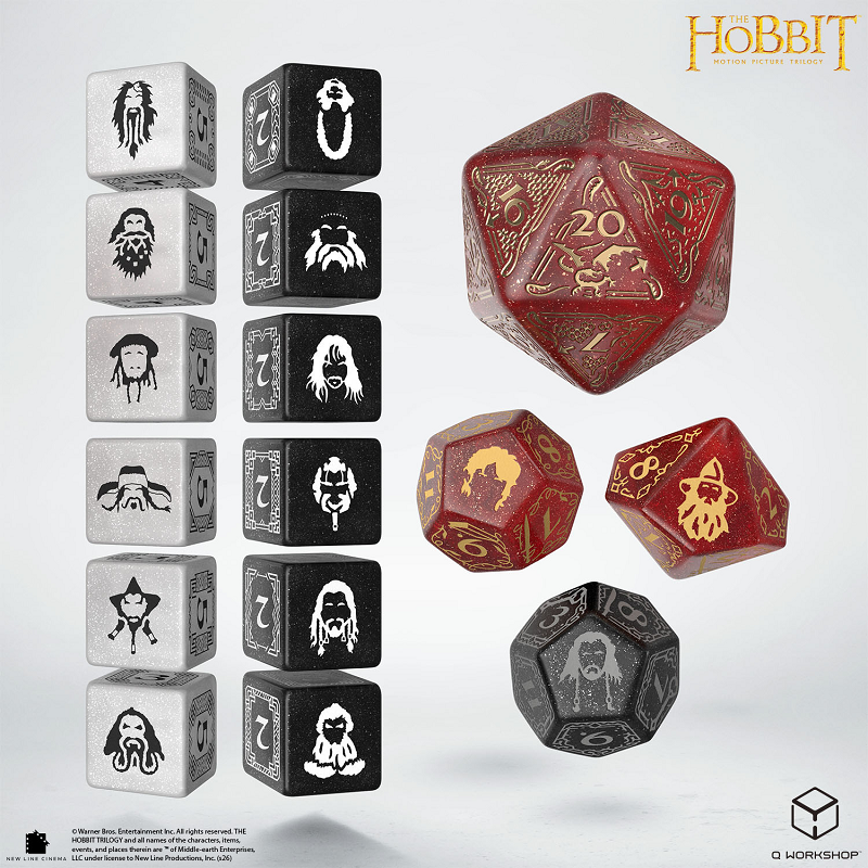 Set Dadi Il Signore degli Anelli - The Hobbit TCG: Ember Hearth