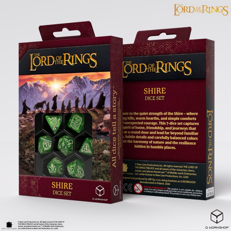 Set Dadi Il Signore Degli Anelli - Lord of the Rings: Contea
