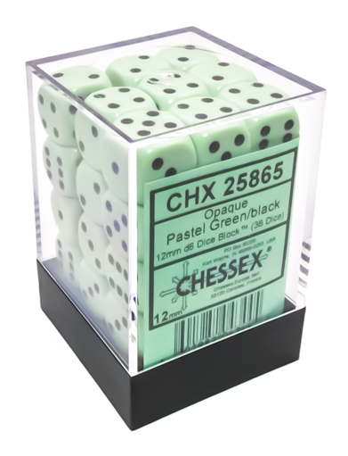 Set 36D6 Opachi - Verde/Nero Pastello