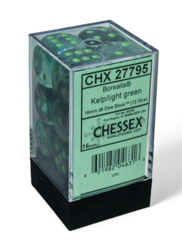 Set 12D6 Borealis Luminescente - Alga Marina/Verde Chiaro