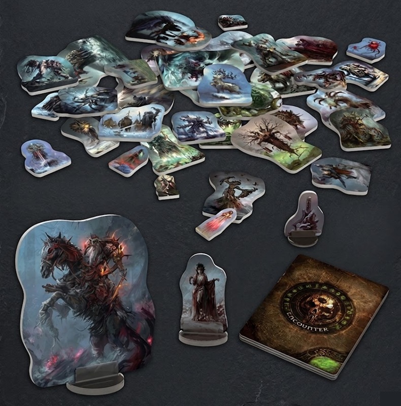 Tainted Grail - La Caduta di Avalon 2.0: Standees for Monsters of Avalon and MOA Past and Future