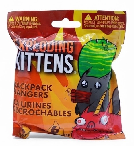 Exploding Kittens - Portachiavi/Peluche da Zaino Bustina Singola (1)