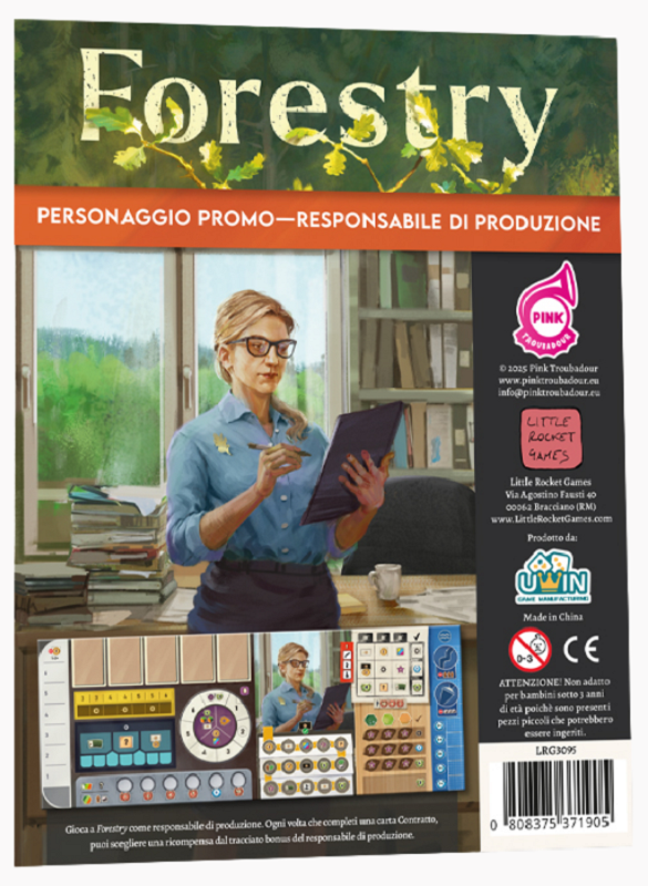Forestry - Personaggio Promo: Responsabile di Produzione