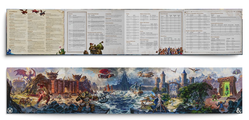 D&D 5th Edition - World of Warcraft - Dungeon Master's Screen