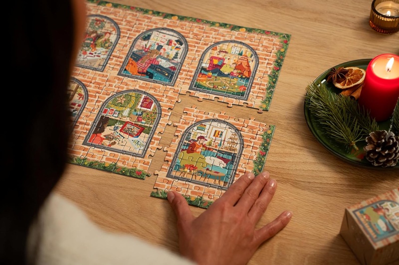 Calendario dell'Avvento 2026 - Puzzle Mystery 56 pezzi (24)