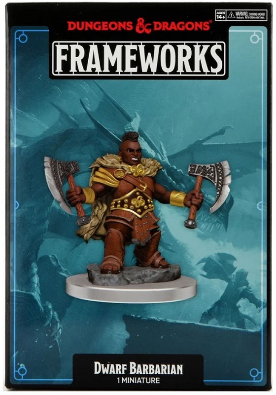 D&D Frameworks: Dwarf Barbarian Female