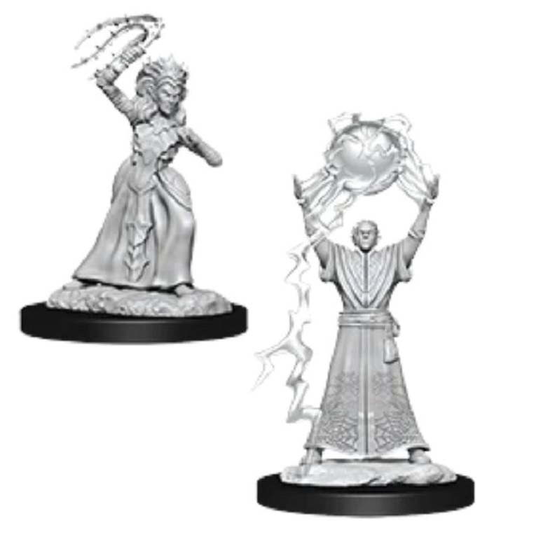 D&D Nolzur's Marvelous Miniatures - Drow Mage & Drow Priestess