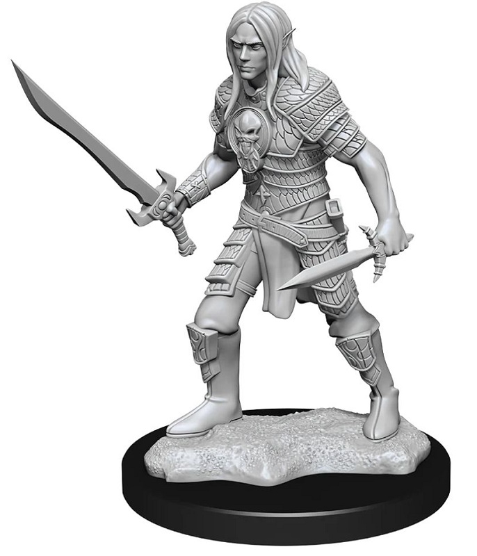 Pathfinder Battles Deep Cuts - Elf Fighter Male
