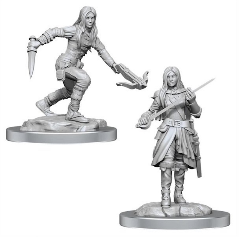 D&D Nolzur's Marvelous Miniatures - Half-Elf Rogue Female