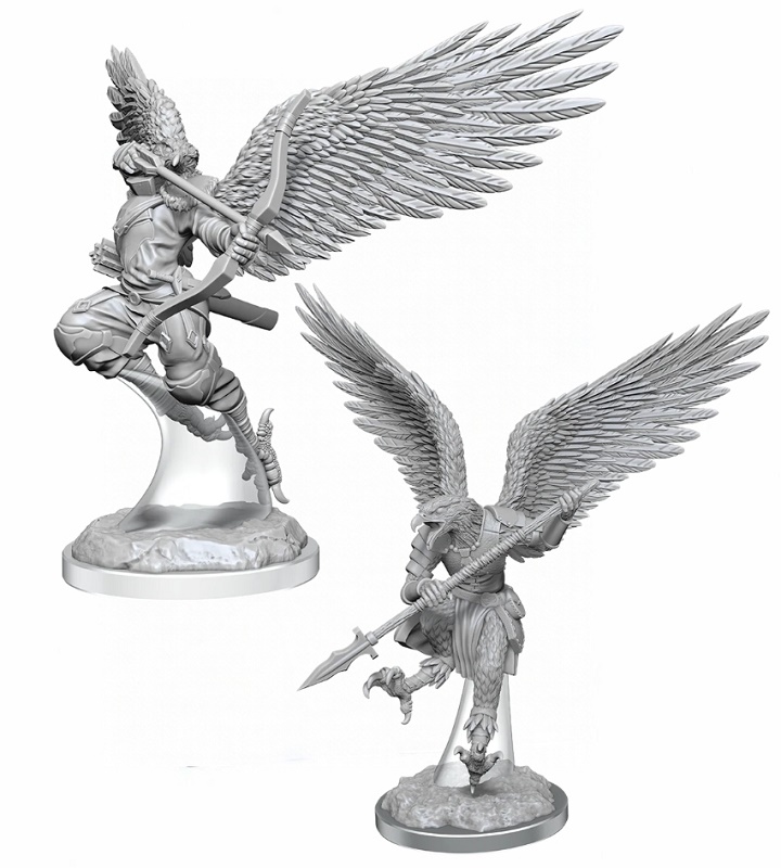 D&D Nolzur's Marvelous Miniatures - Aarakocra Fighters