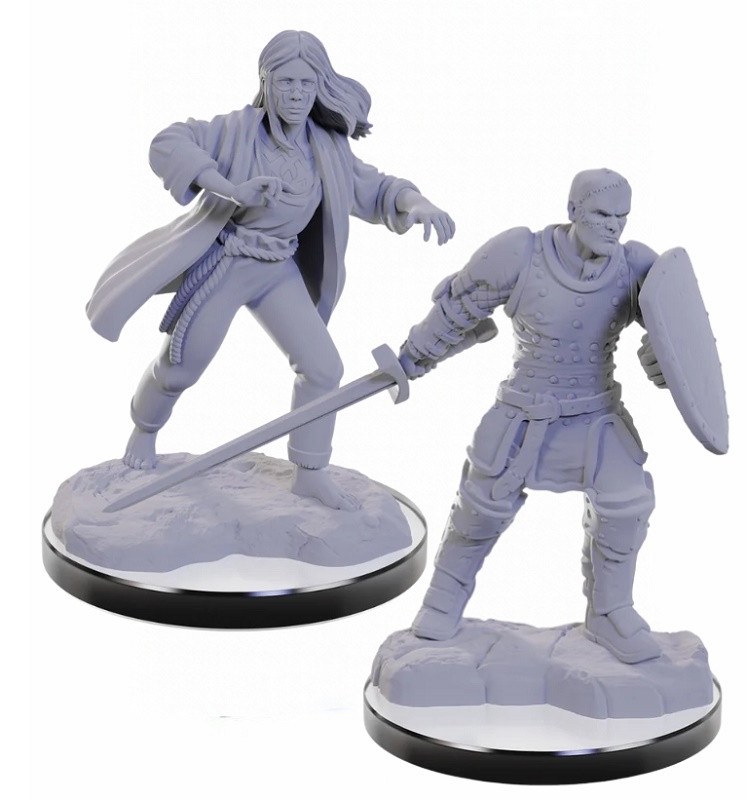 D&D Nolzur's Marvelous Miniatures - Reborn Paladin & Reborn Warlock