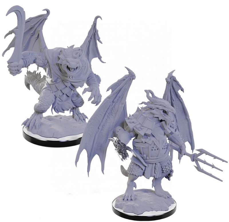 D&D Nolzur's Marvelous Miniatures - Draconian Mage & Foot Soldier