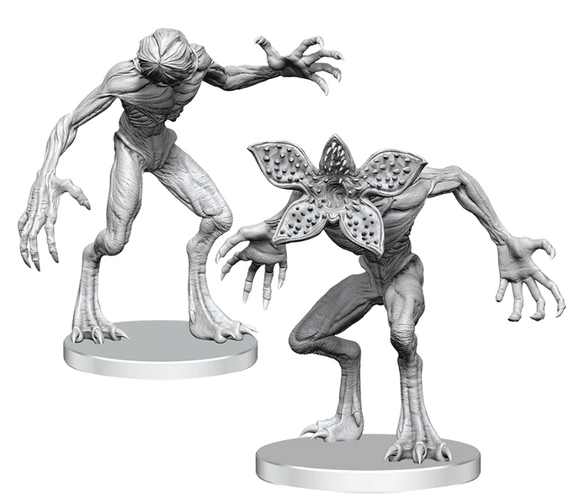 Stranger Things Unpainted Miniatures: Demogorgons