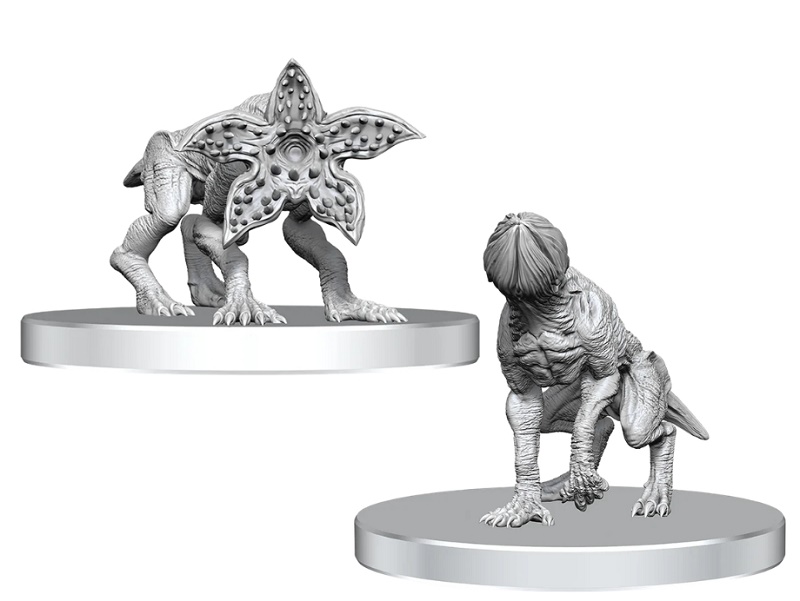 Stranger Things Unpainted Miniatures: Demodogs
