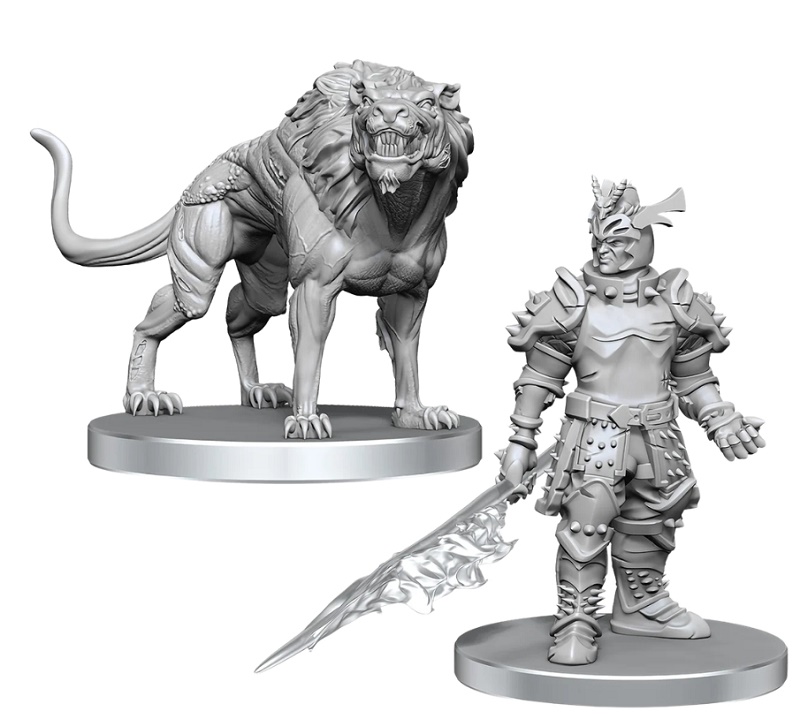 D&D Nolzur's Marvelous Miniatures - Hell Hound & Narzugon
