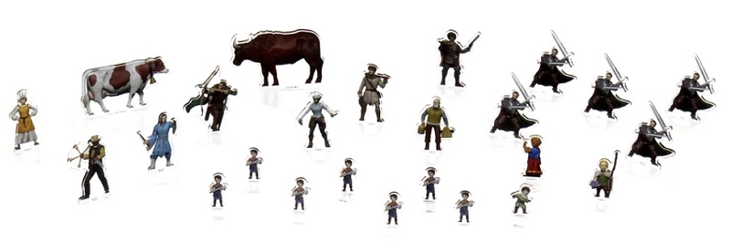 D&D Idols of the Realms: Essentials - Sidekick Pack - 2D Set