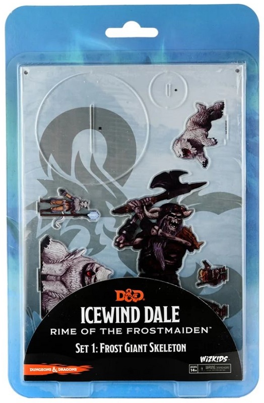 D&D Idols of the Realms: Icewind Dale Rime of the Frostmaiden - Frost Giant Skeleton - 2D Set