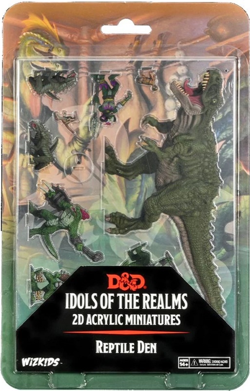 D&D Idols of the Realms: Scales & Tails - Reptile Den - 2D Set
