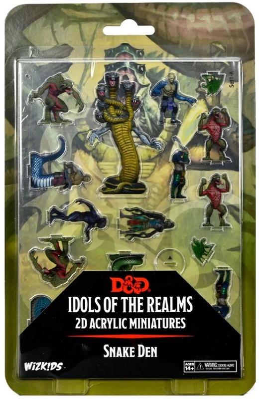 D&D Idols of the Realms: Scales & Tails - Snake Den - 2D Set