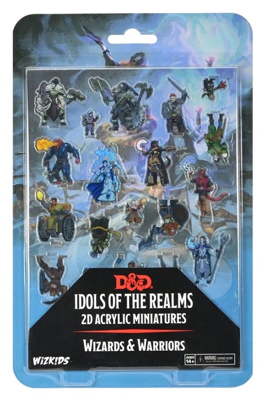 D&D Idols of the Realms: Wizards & Warriors - 2D Set