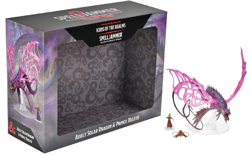 D&D Icons of the Realms - Spelljammer: Adventures in Space - Adult Solar Dragon & Prince Xeleth