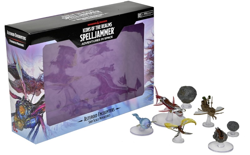 D&D Icons of the Realms - Spelljammer: Adventures in Space - Ship Scale - Asteroid Encounters