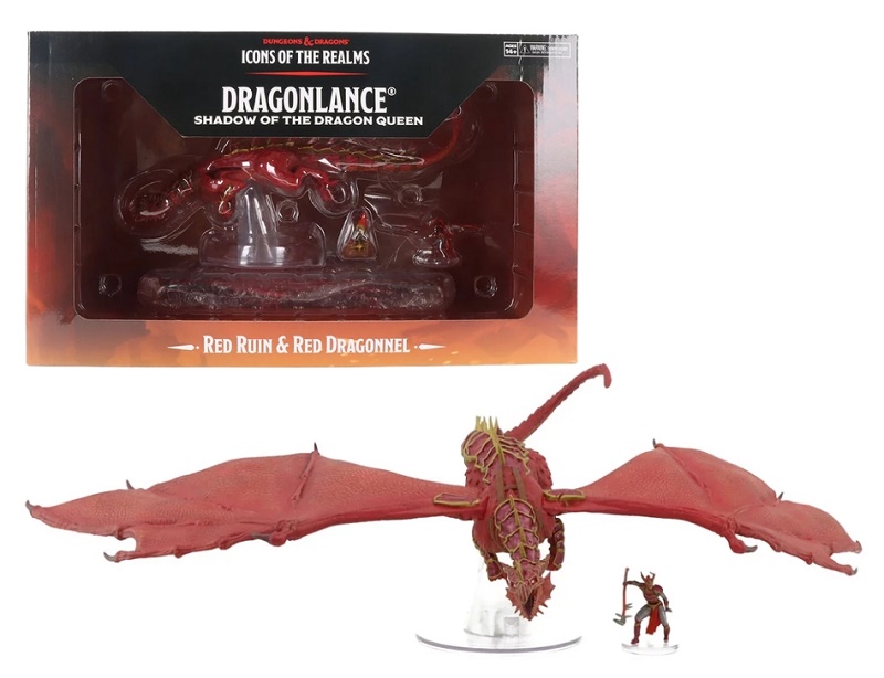 D&D Icons of the Realms - Dragonlance - Red Ruin & Red Dragonnel