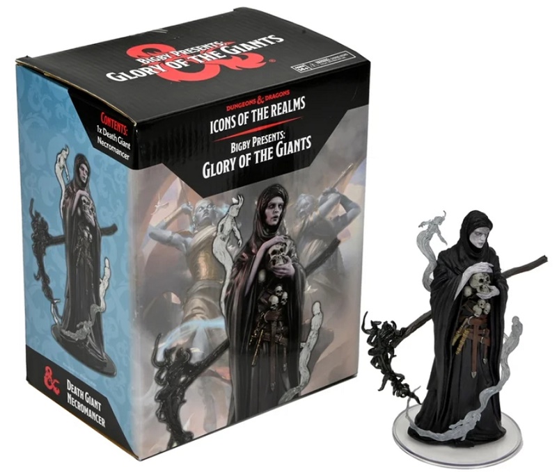 D&D Icons of the Realms: Bigby Presents: Glory of the Giants - Death Giant Necromancer - Boxed Mini