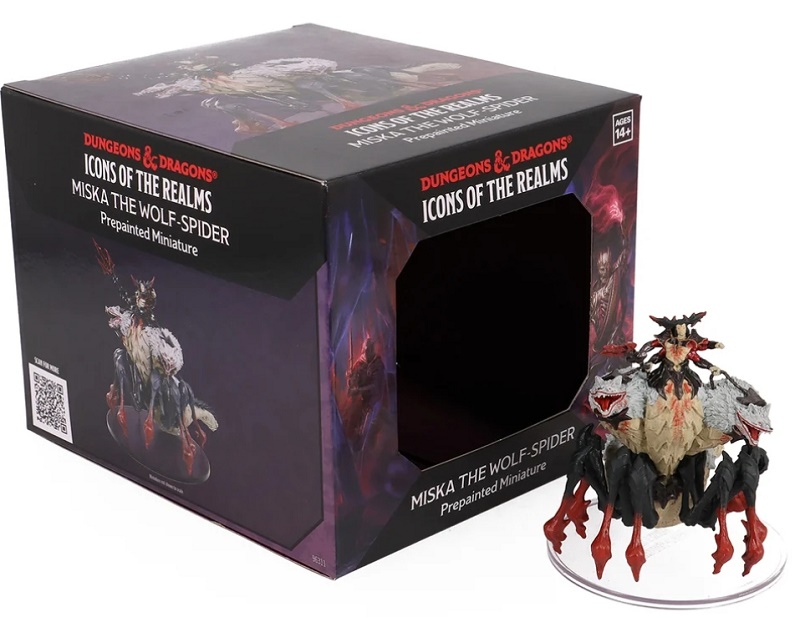 D&D Icons of the Realms - Miska the Wolf-Spider Boxed Miniature