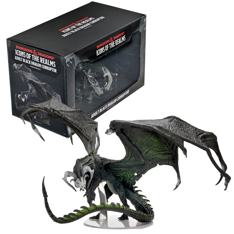 D&D Icons of the Realms - Adult Black Dragon Corruptor