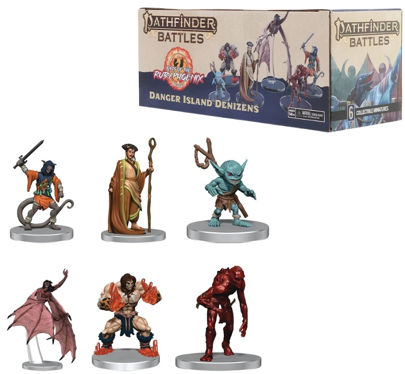 Pathfinder Battles: Fists of the Ruby Phoenix - Danger Island Denizens Boxed Set