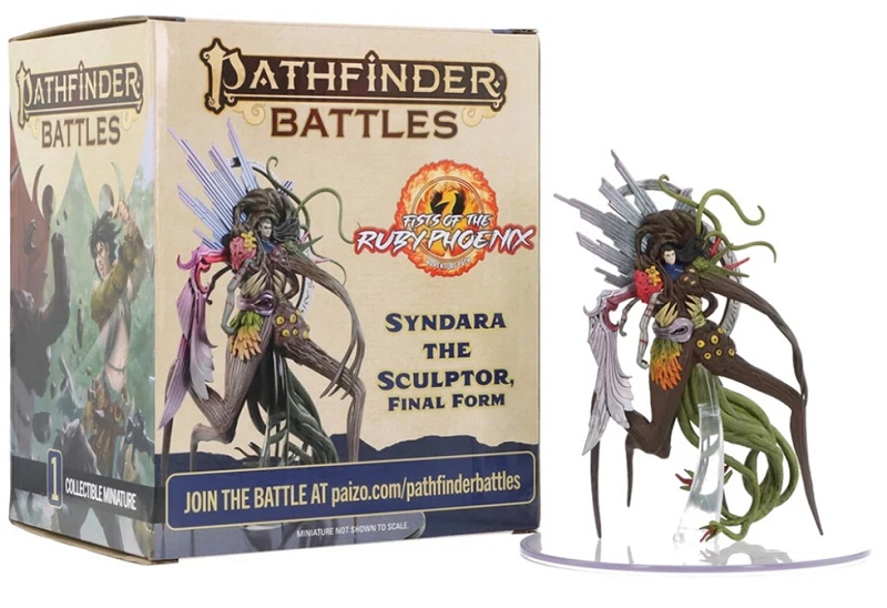 Pathfinder Battles: Fists of the Ruby Phoenix - Syndara the Sculptor, Final Form Boxed Figure