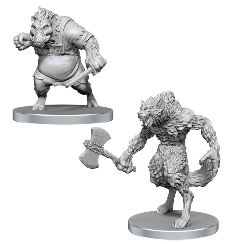 Pathfinder Battles Deep Cuts - Werewolf & Wereboar