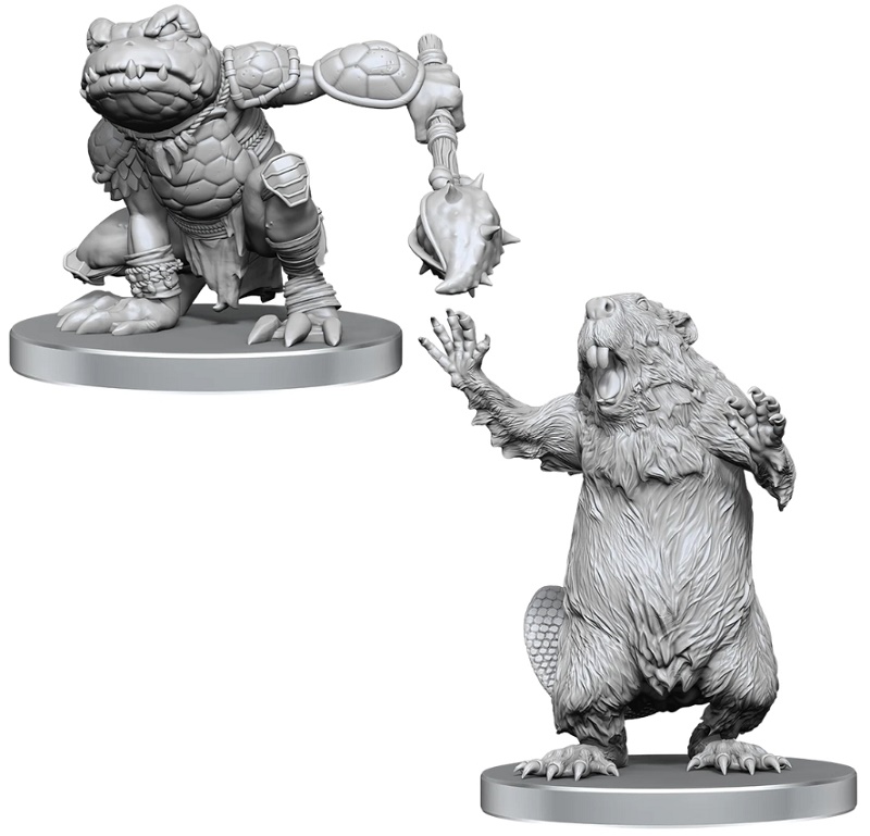 Pathfinder Battles Deep Cuts - Boggard Scout & Castoroides