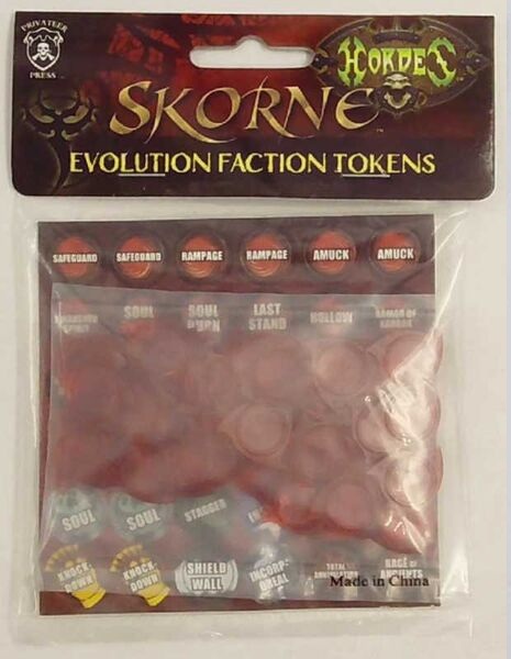 Skorne Evolution Faction Tokens
